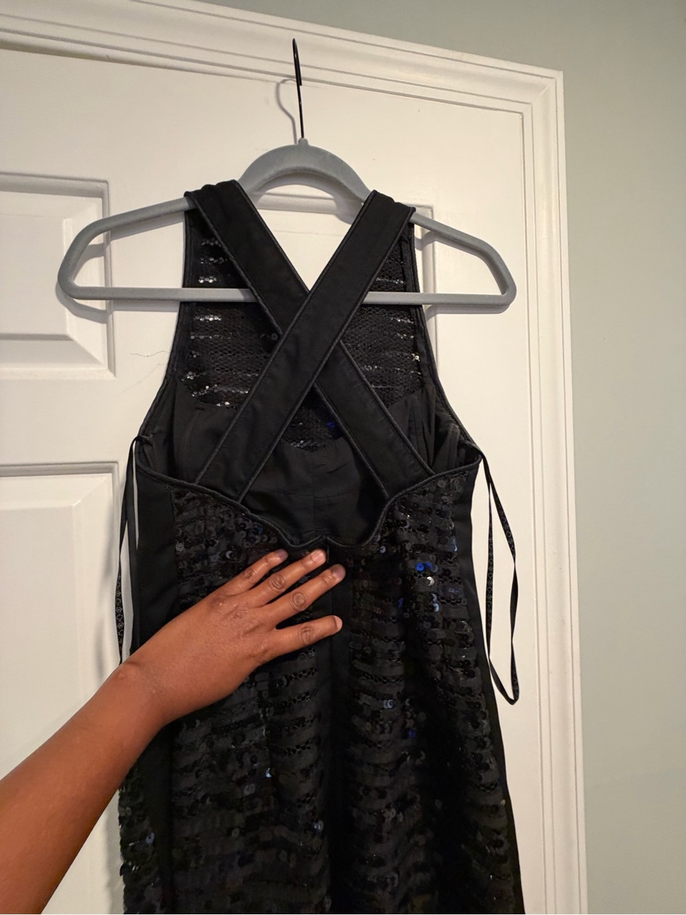 Black Sequin cocktail Dress - Picture 3 of 3